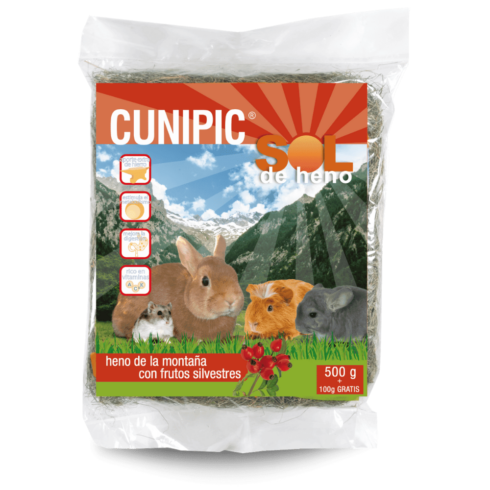 Cunipic Sol de Heno 500 g al mejor precio -todoastorenimal.com