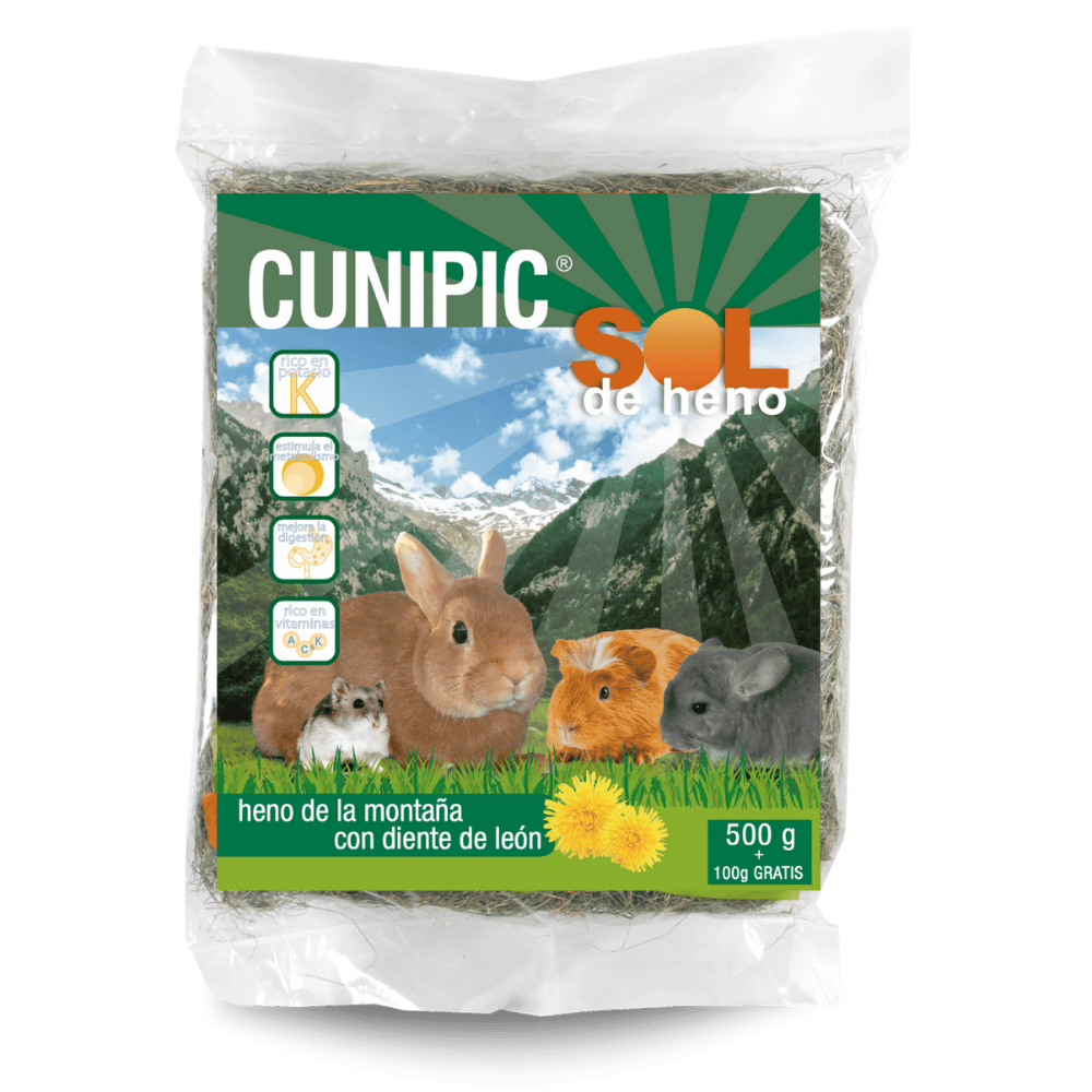 Cunipic Sol de Heno 500 g al mejor precio -todoastorenimal.com