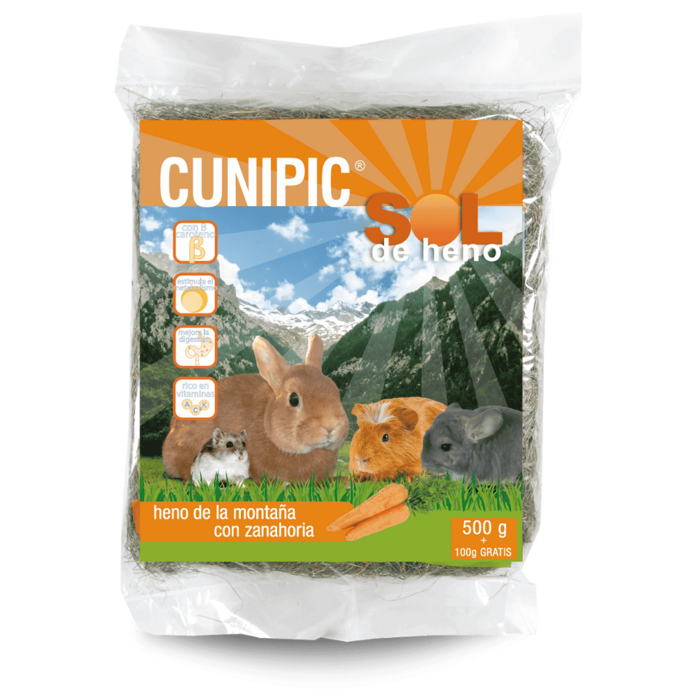 Cunipic Sol de Heno 500 g al mejor precio -todoastorenimal.com