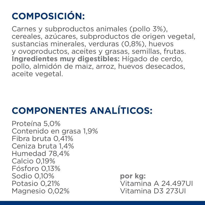 Hill'S Canine I/D Low Fat Estofado Con Sabor A Pollo Y Verduras 156 g - Precios Más Baratos - Todoanimal