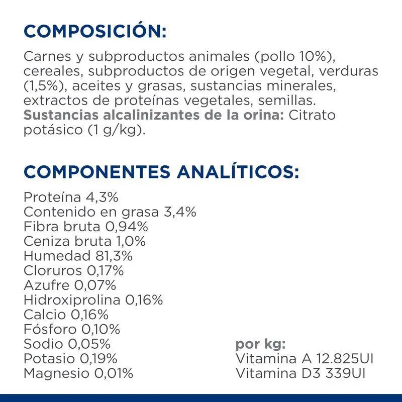 Hill'S Canine C/D Multicare Estofado Con Pollo Y Verduras 156 g - Precios Más Baratos - Todoanimal