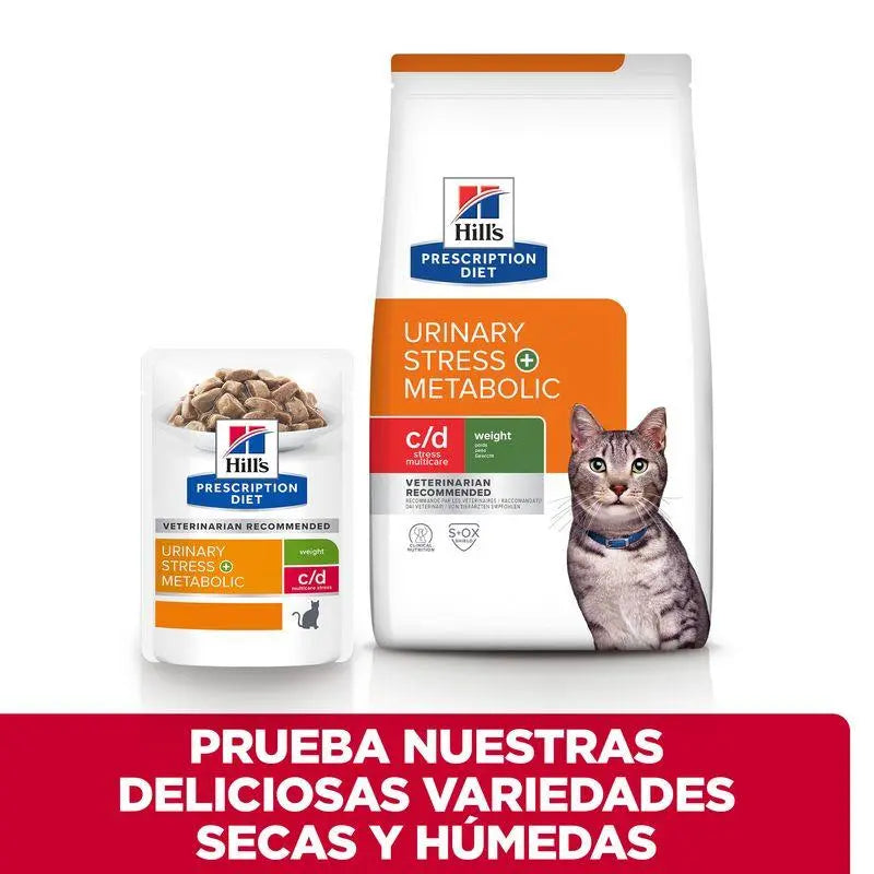 Hill'S Feline C/D Urinary Stress + Metabolic 1.5Kg - Precios Más Baratos - Todoanimal