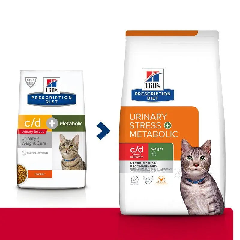 Hill'S Feline C/D Urinary Stress + Metabolic 1.5Kg - Precios Más Baratos - Todoanimal