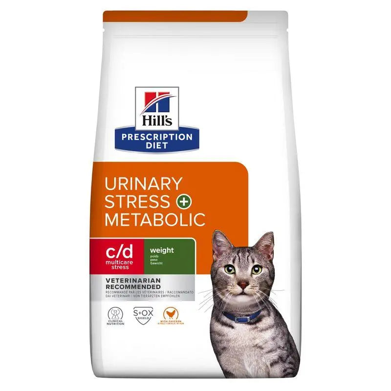 Hill'S Feline C/D Urinary Stress + Metabolic 8Kg - Precios Más Baratos - Todoanimal