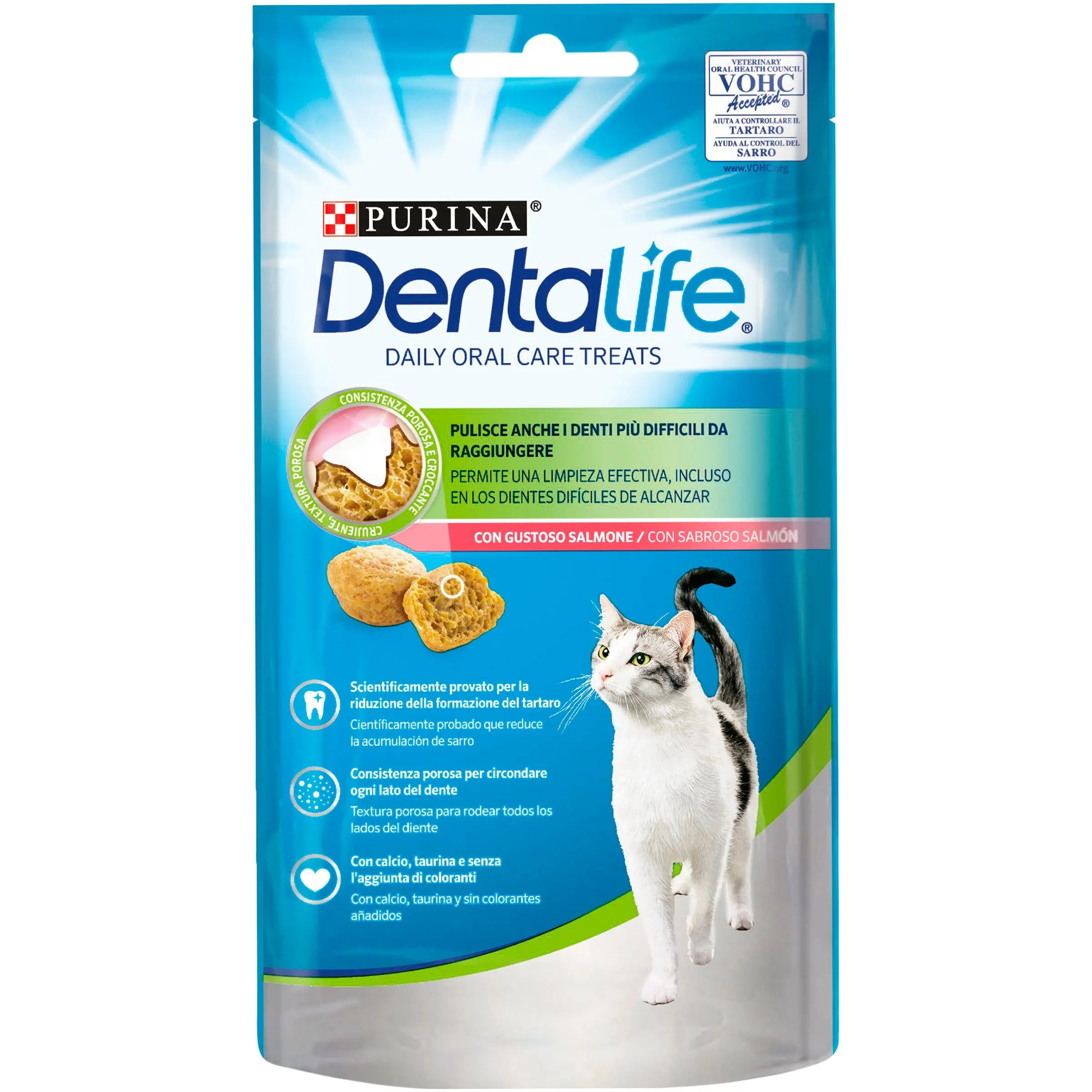 Dentalife Cat Salmón 40 g al mejor precio -todoastorenimal.com