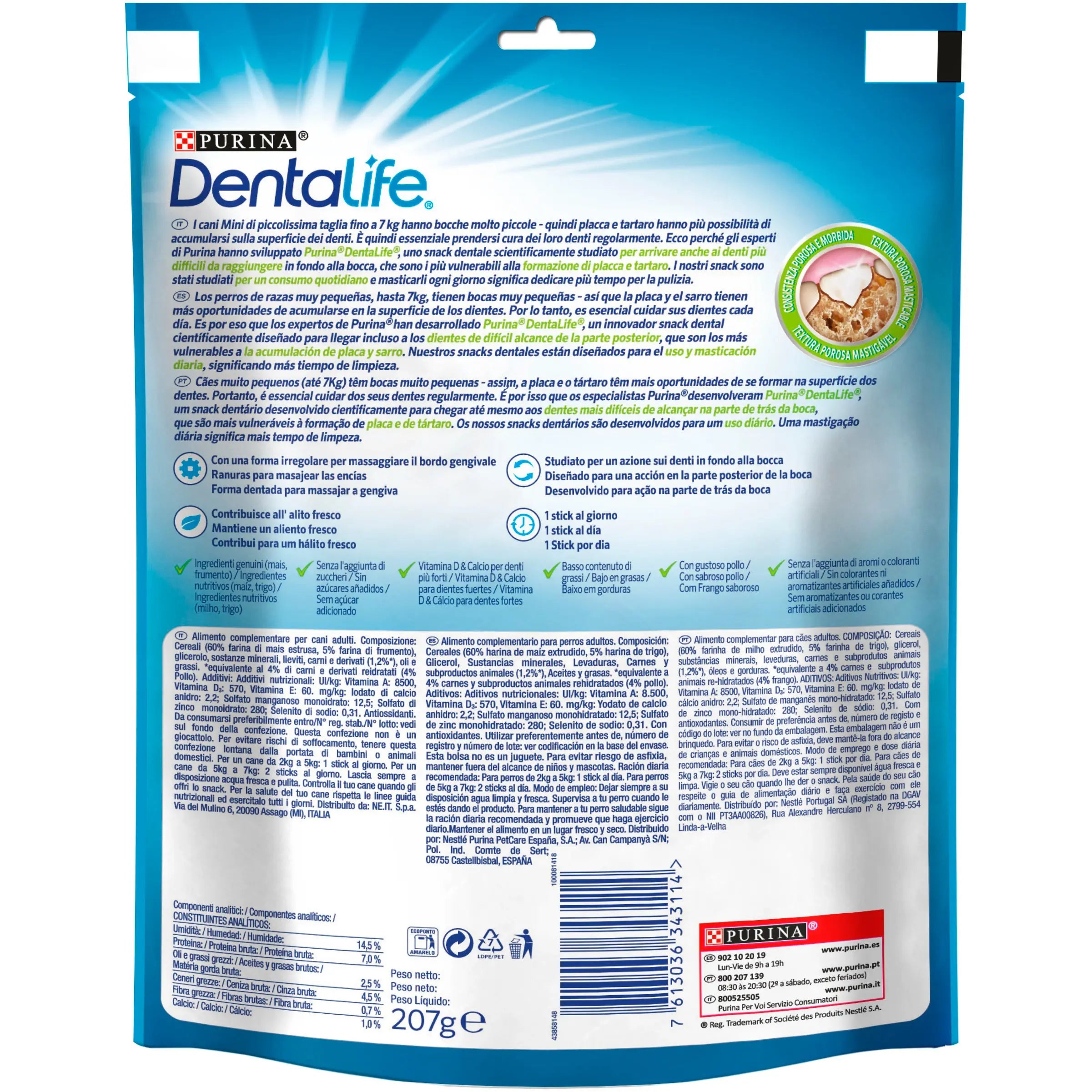Dentalife Dog Extra Mini 21 Sticks al mejor precio -todoastorenimal.com