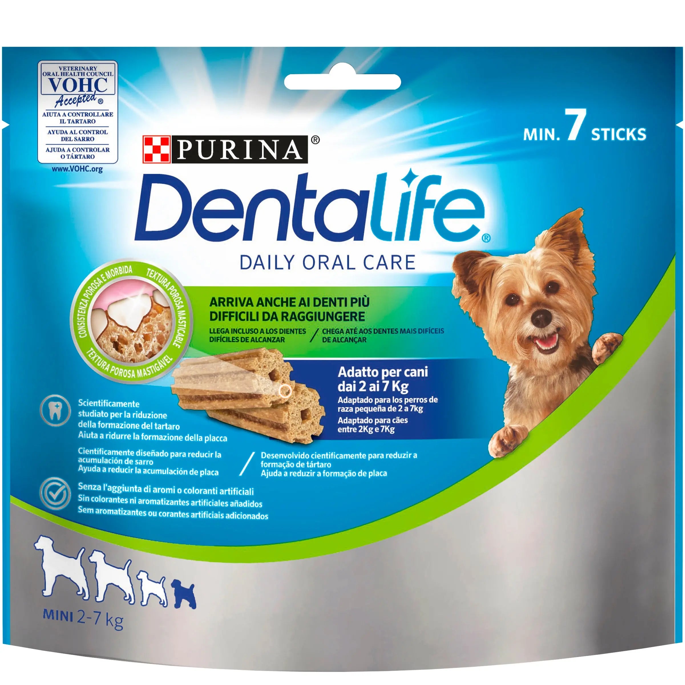 Dentalife Dog Extra Mini 7 Sticks al mejor precio -todoastorenimal.com