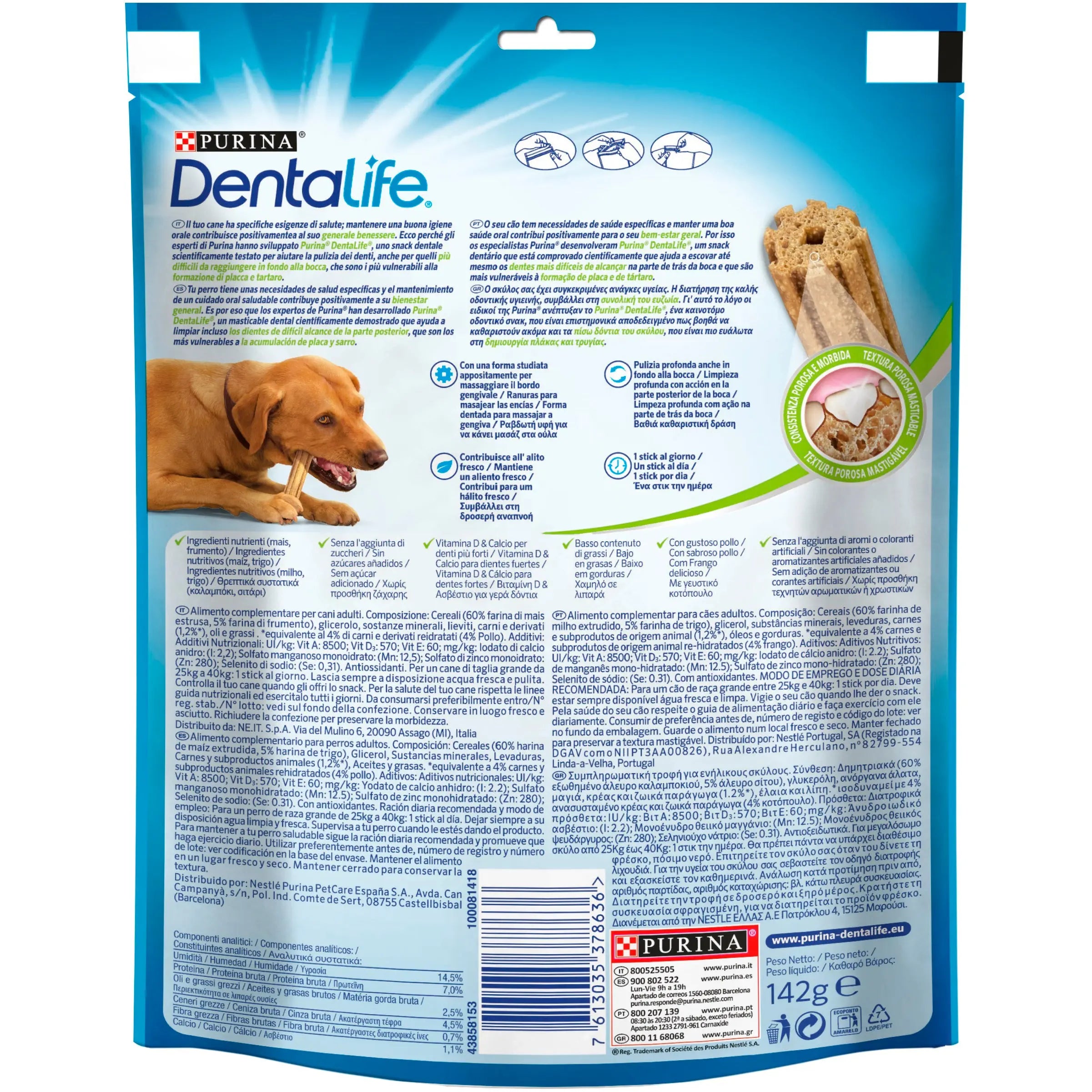 Dentalife Dog Large 4 Sticks al mejor precio -todoastorenimal.com