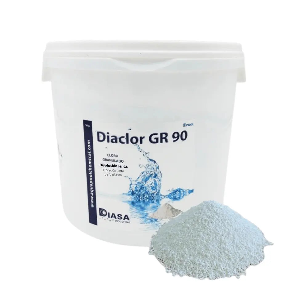 Diasa Cloro Granulado 5 kg Diaclor GR 90 Disolución Lenta al mejor precio -todoastorenimal.com