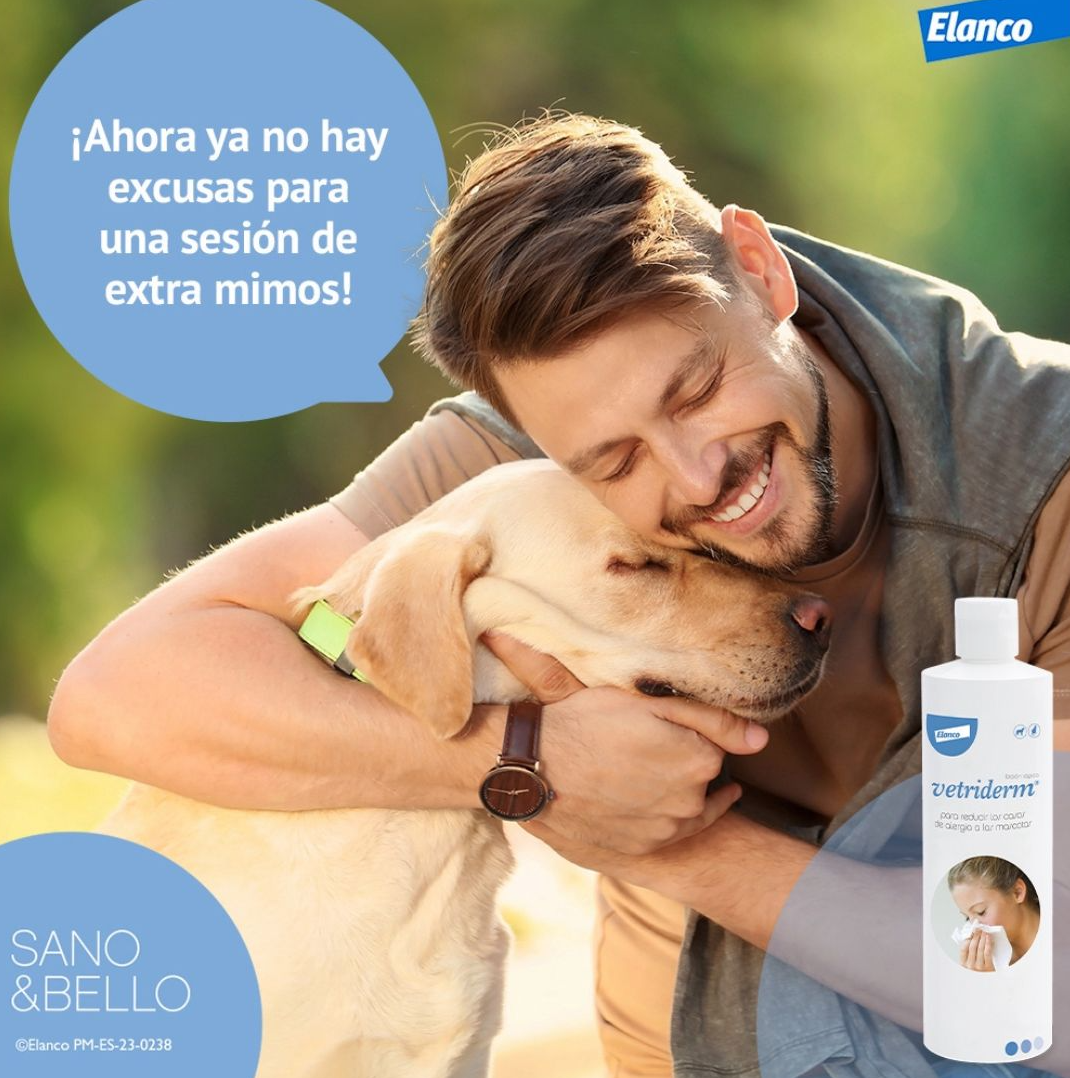 Elanco Vetriderm Antialérgico para Personas 350 ml Reduce Casos de Alergia a Mascotas al mejor precio -todoastorenimal.com