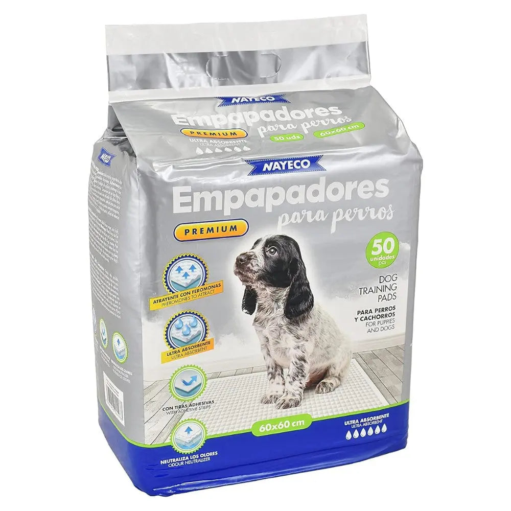 Empapadores Premium Ultra Absorbentes con Feromonas para Perros Nayeco al mejor precio -todoastorenimal.com