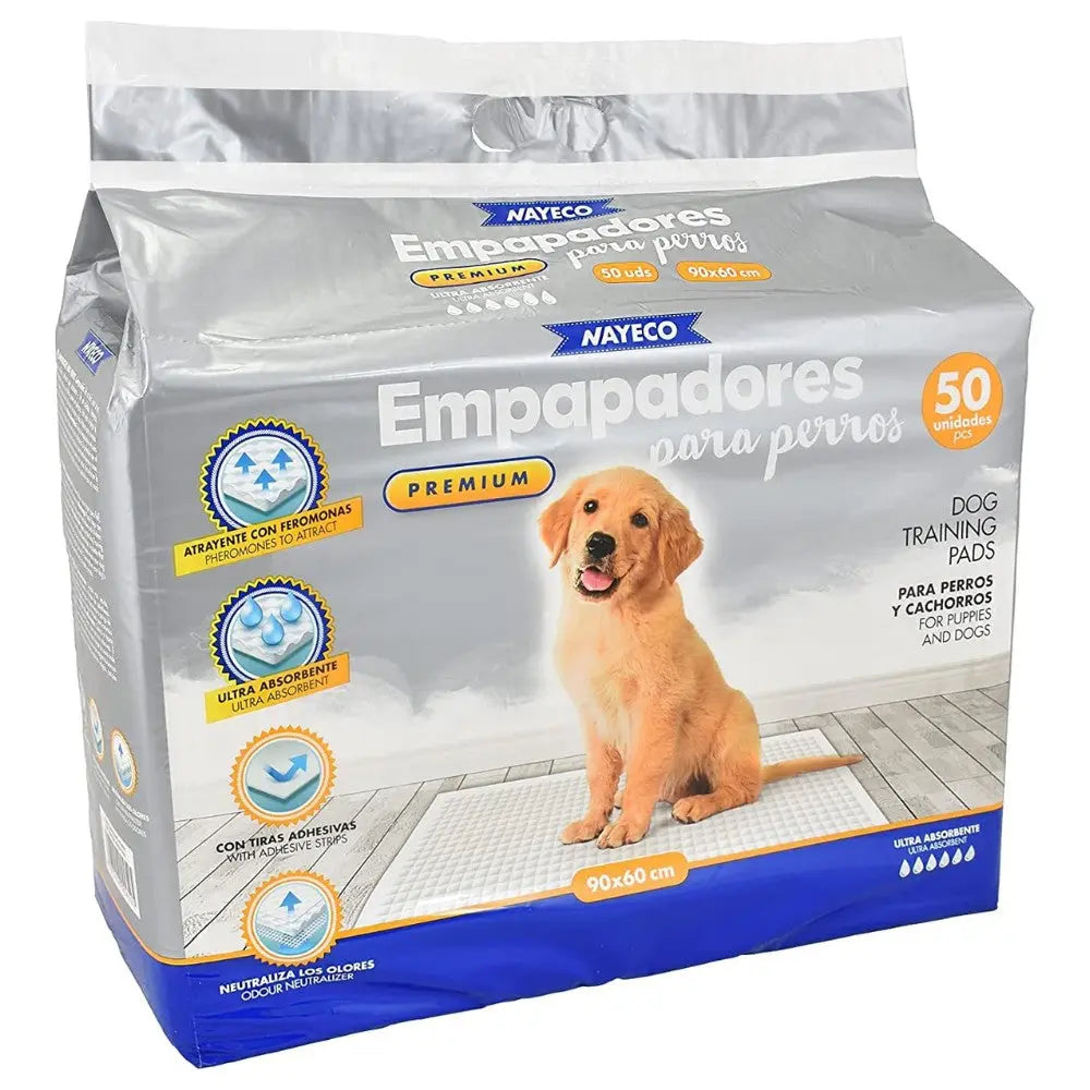 Empapadores Premium Ultra Absorbentes con Feromonas para Perros Nayeco al mejor precio -todoastorenimal.com