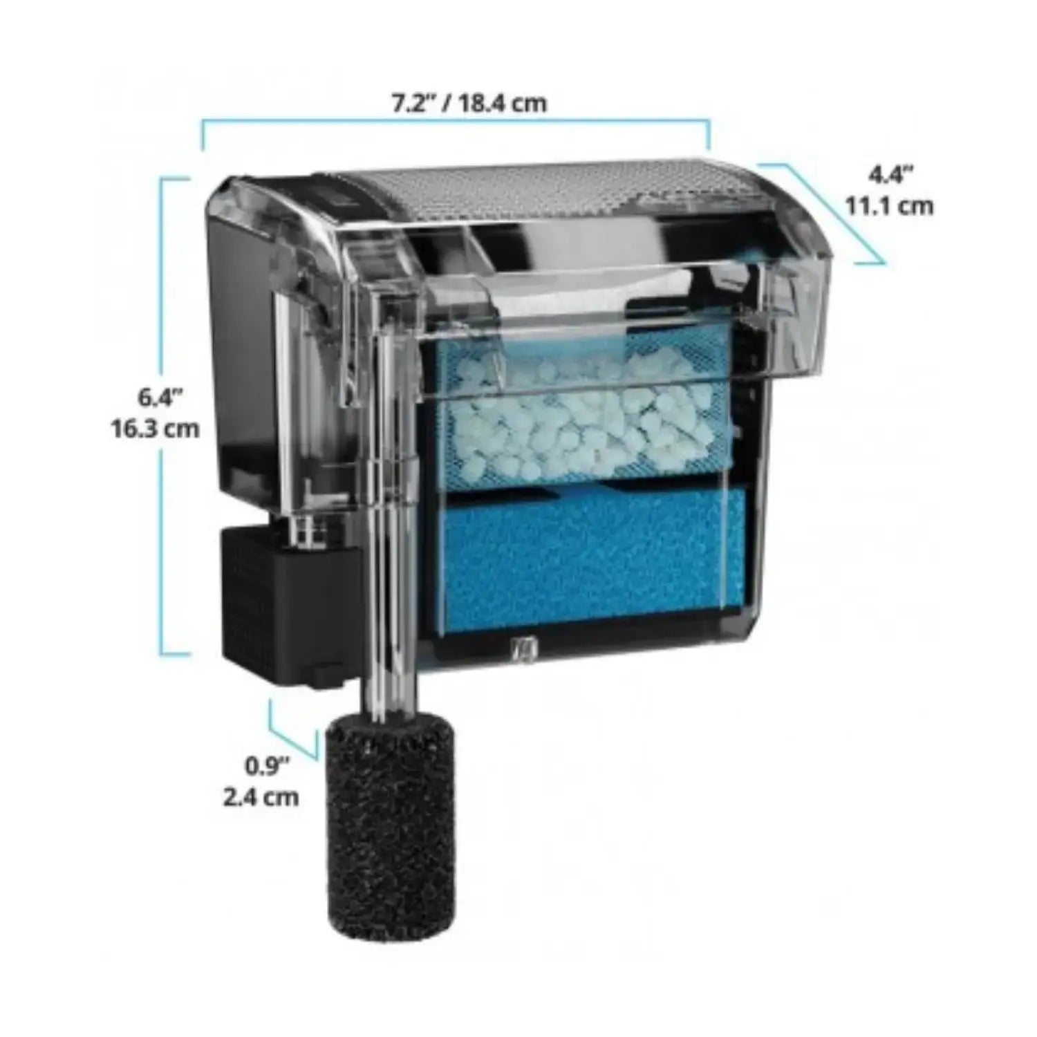 FILTRO MOCHILA FLUVAL AQUACLEAR AC50 (acuarios hasta 190 L.) ROLF C HAGEN ESPAÑA, S.A.