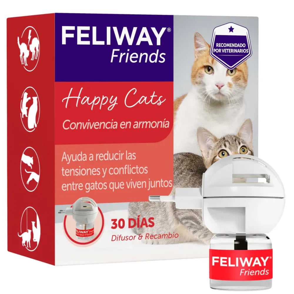 Feliway Friends Difusor+Recambio 48 ml al mejor precio -todoastorenimal.com