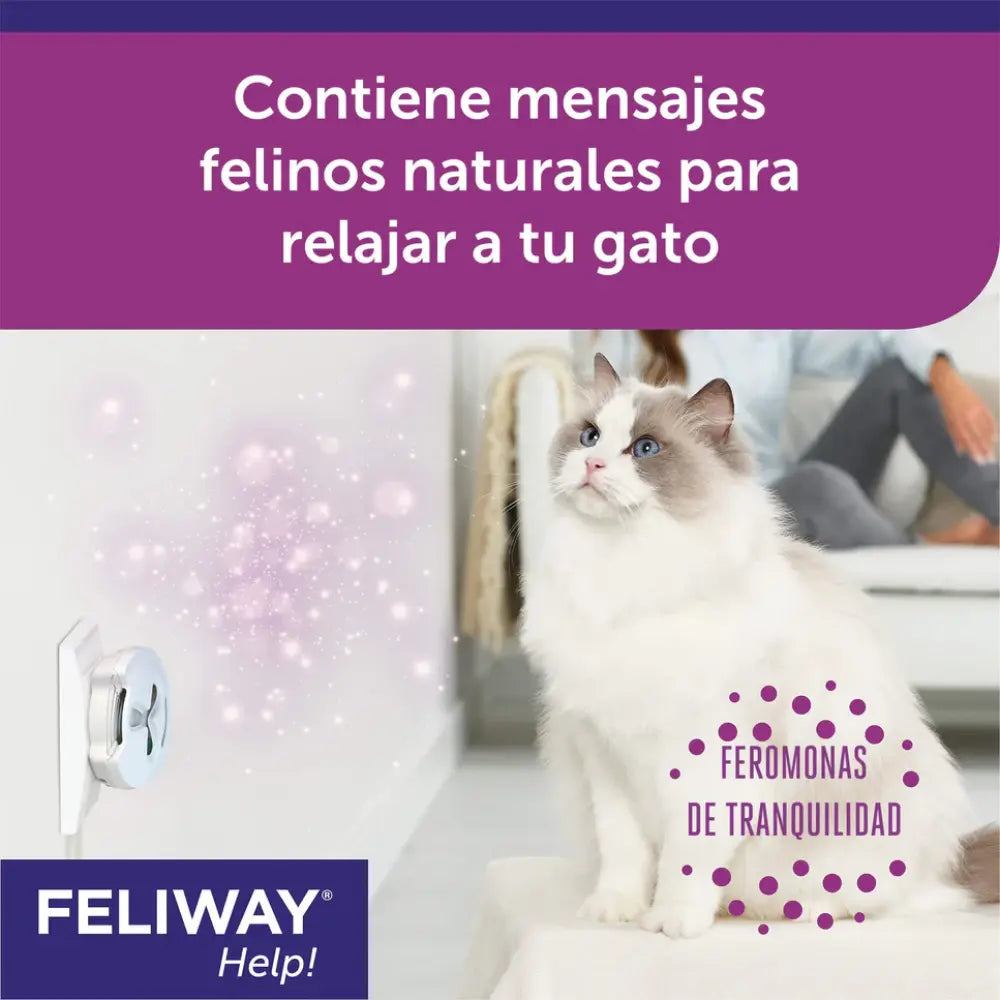 Feliway Help Difusor+Recambio al mejor precio -todoastorenimal.com