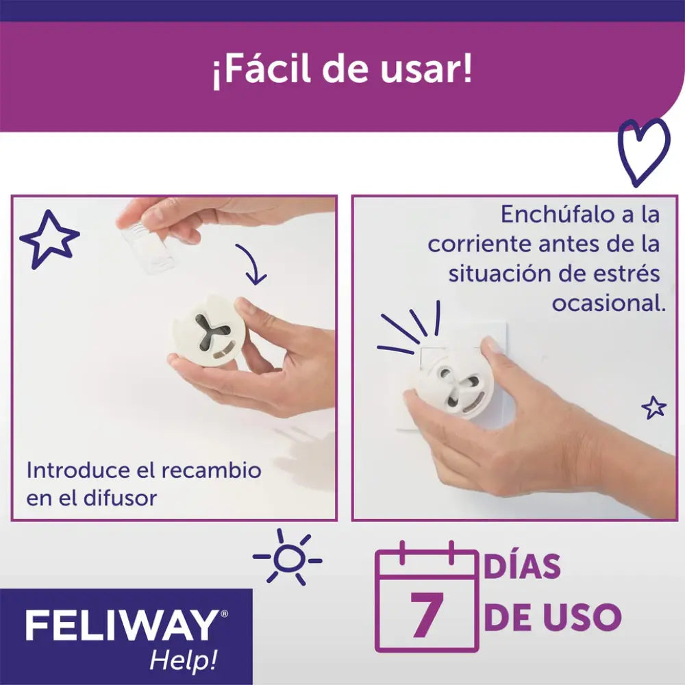 Feliway Help Difusor+Recambio al mejor precio -todoastorenimal.com