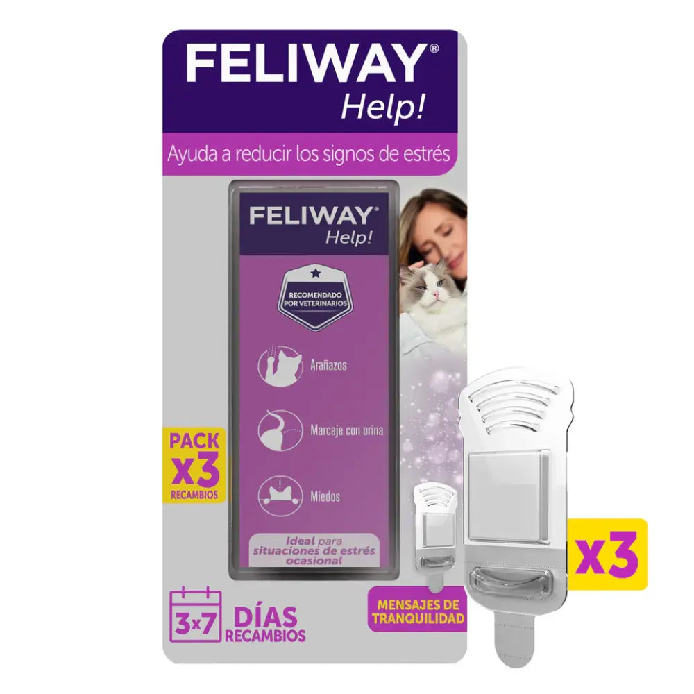 Feliway Help Recambio Pack-3 al mejor precio -todoastorenimal.com