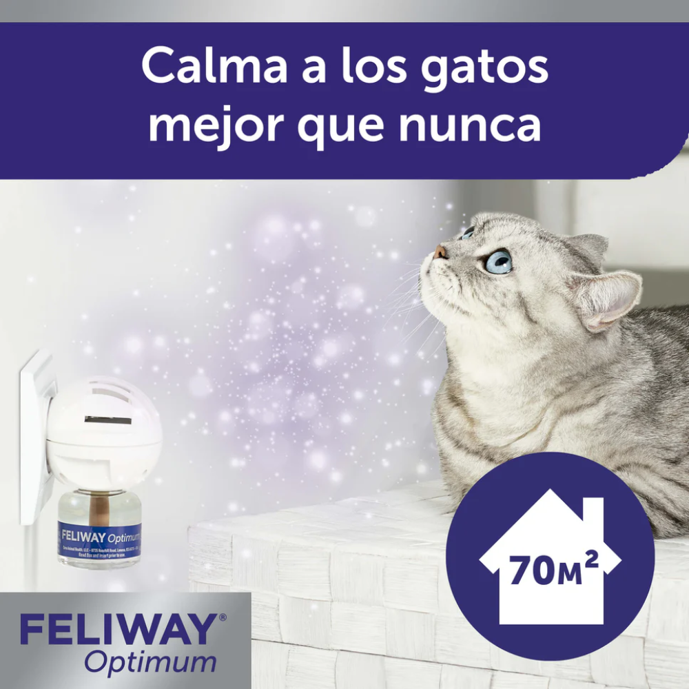 Feliway Optimum Difusor+Recambio 48 ml al mejor precio -todoastorenimal.com