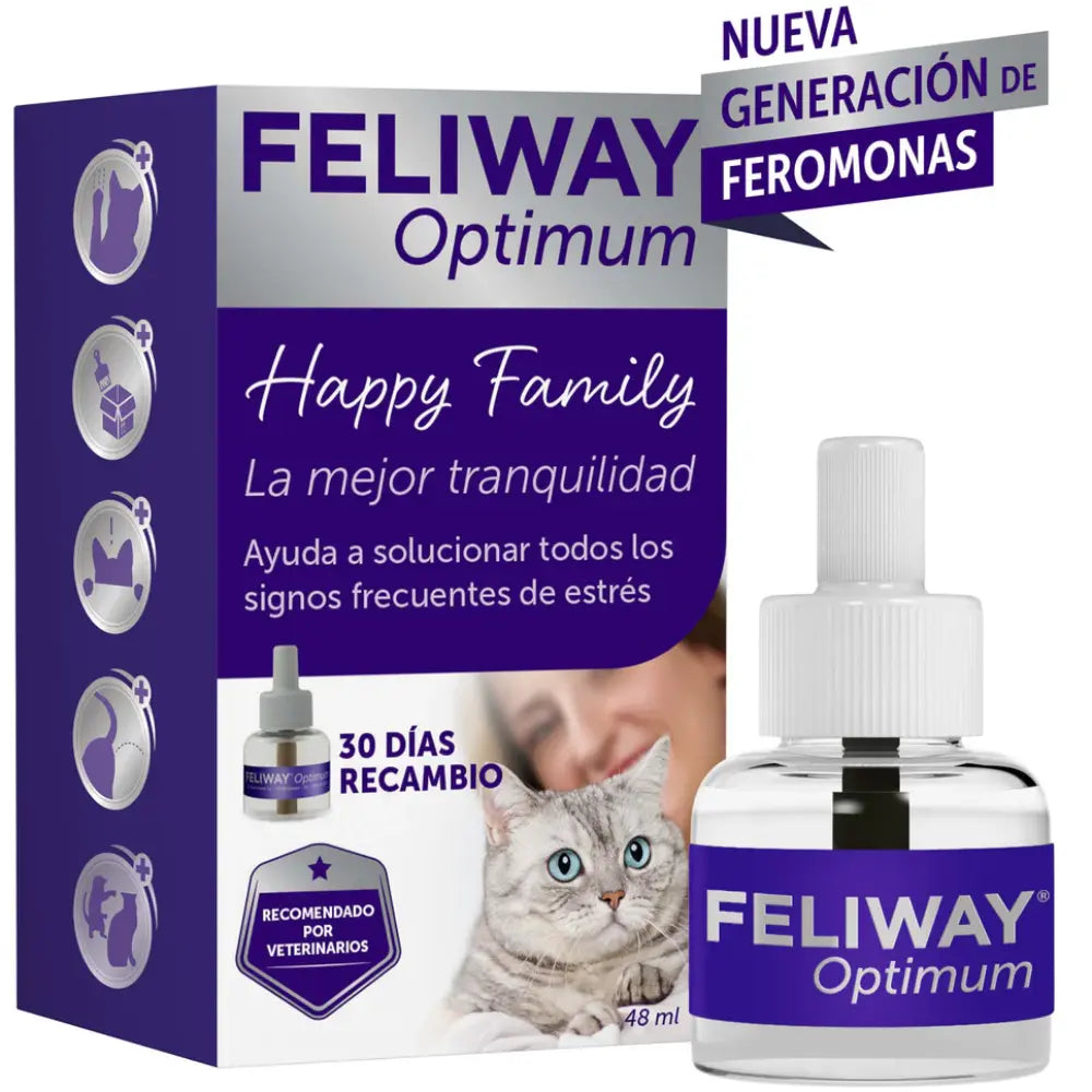 Feliway Optimum Recambio 48 ml al mejor precio -todoastorenimal.com