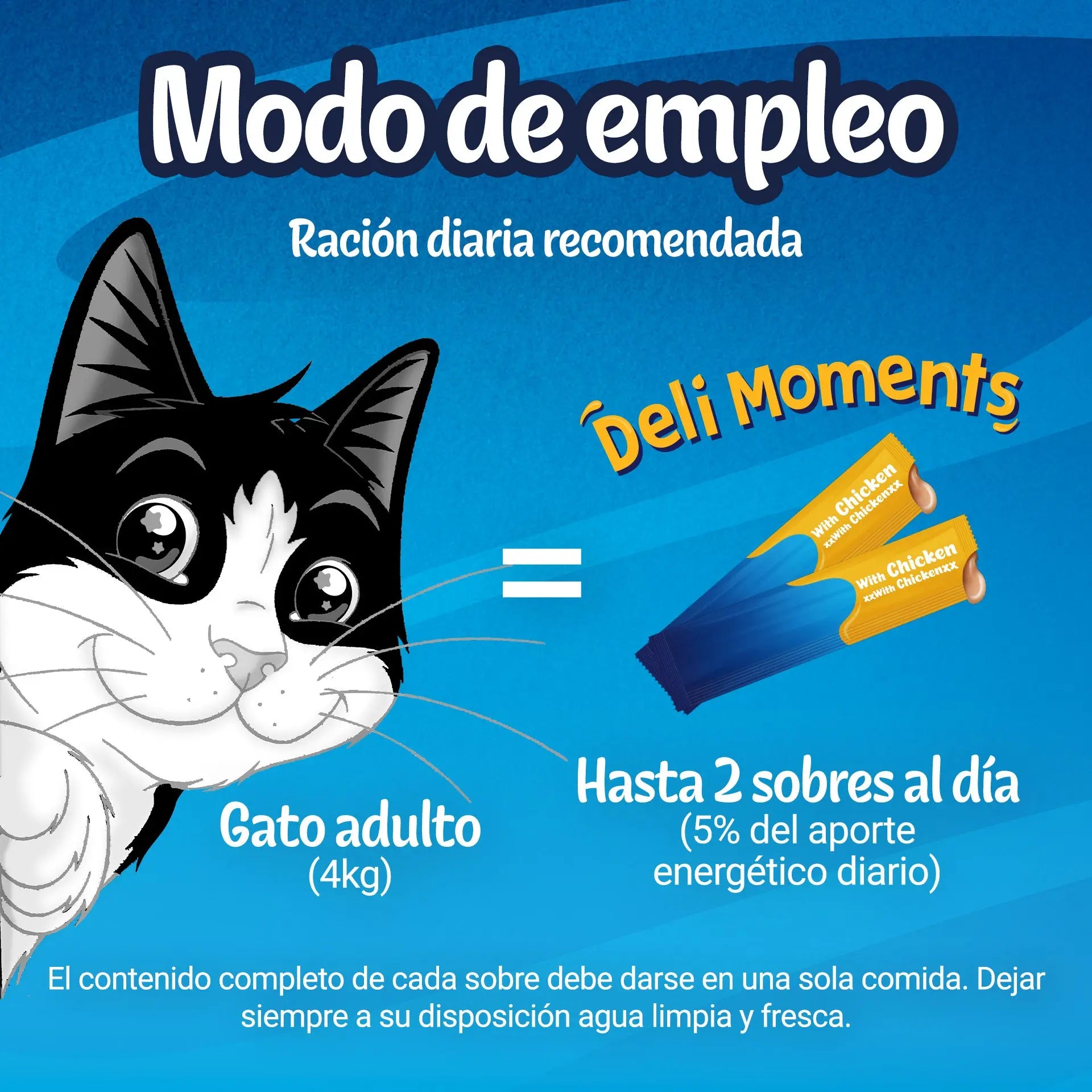 Felix Deli Moments Pack 4x10 g - Snack Líquido para Gatos | Pollo, Salmón o Pato al mejor precio -todoastorenimal.com