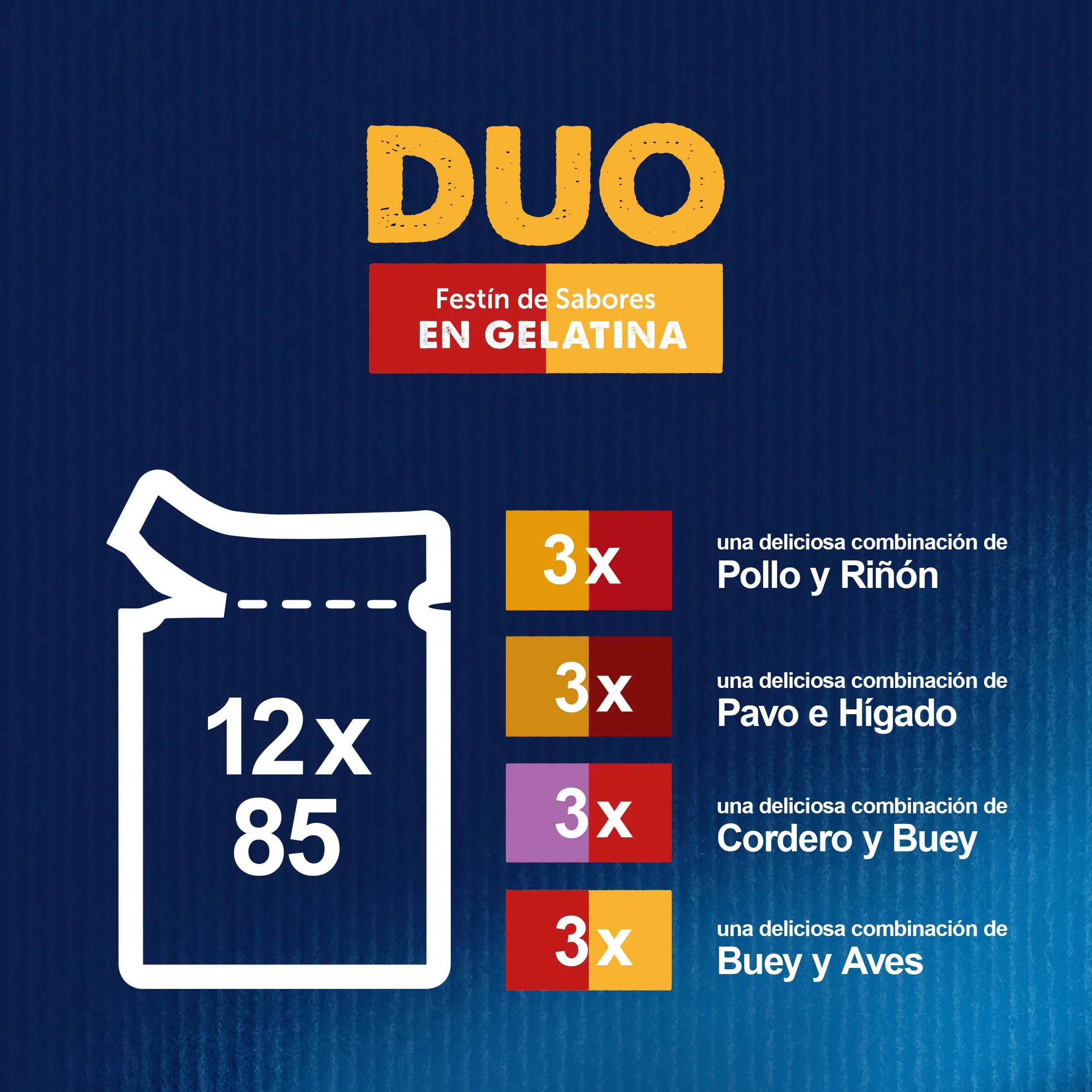 Felix Duo Carnes En Gelatina Pack 12X85 g al mejor precio -todoastorenimal.com