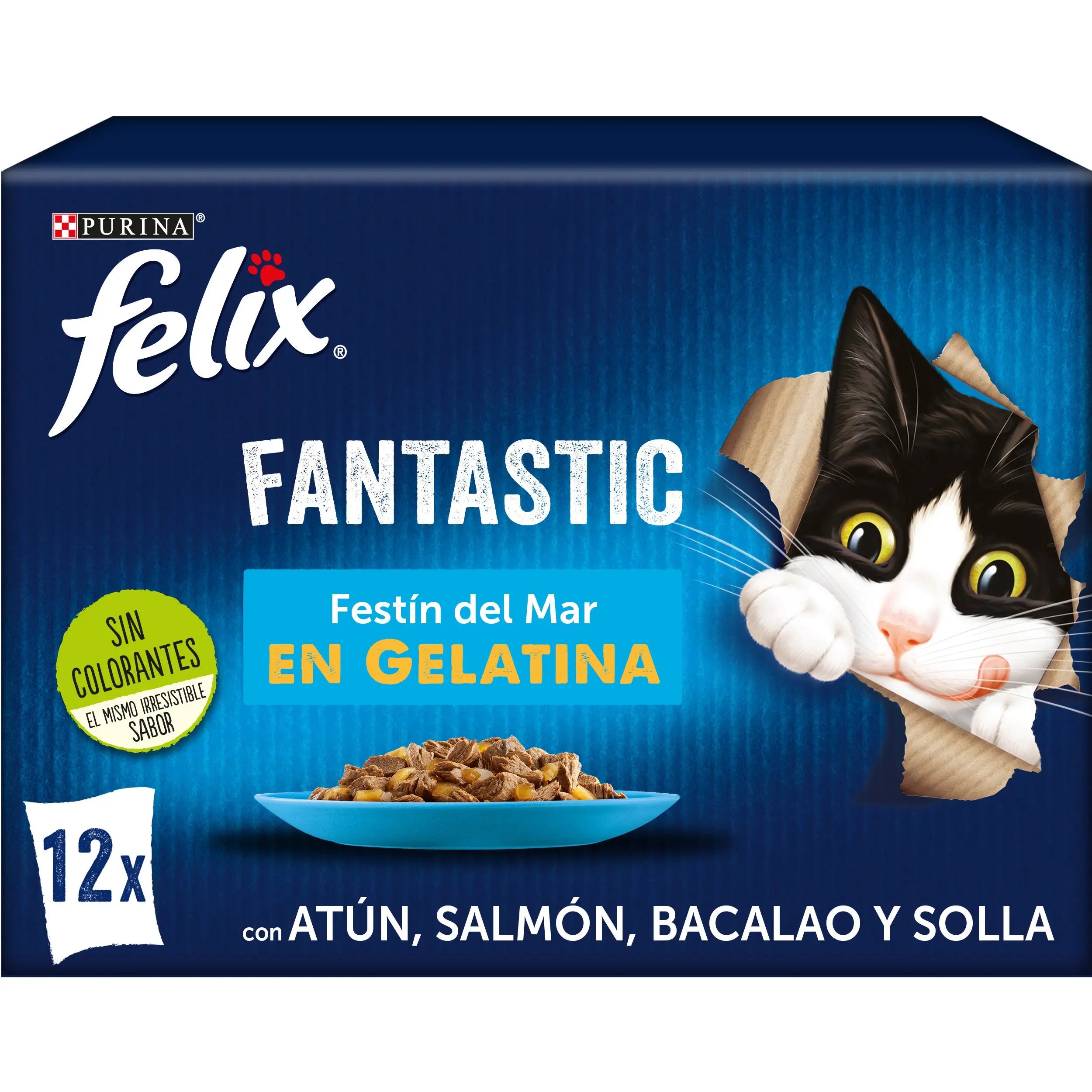 Felix Fantastic Festin Del Mar Pack 12X85 g al mejor precio -todoastorenimal.com