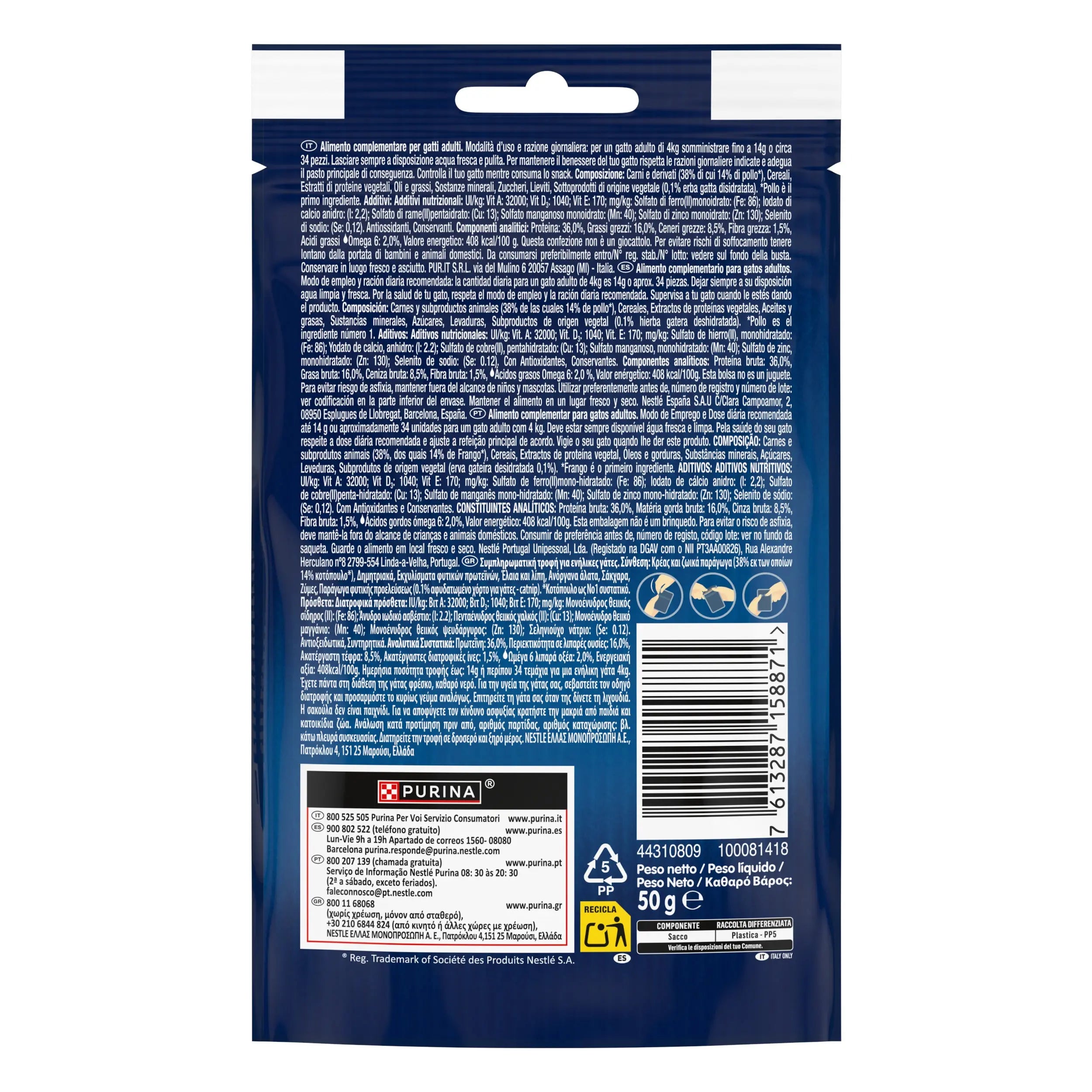 Felix Natural Delicious Pollo&Hierba Gatera 50 g al mejor precio -todoastorenimal.com