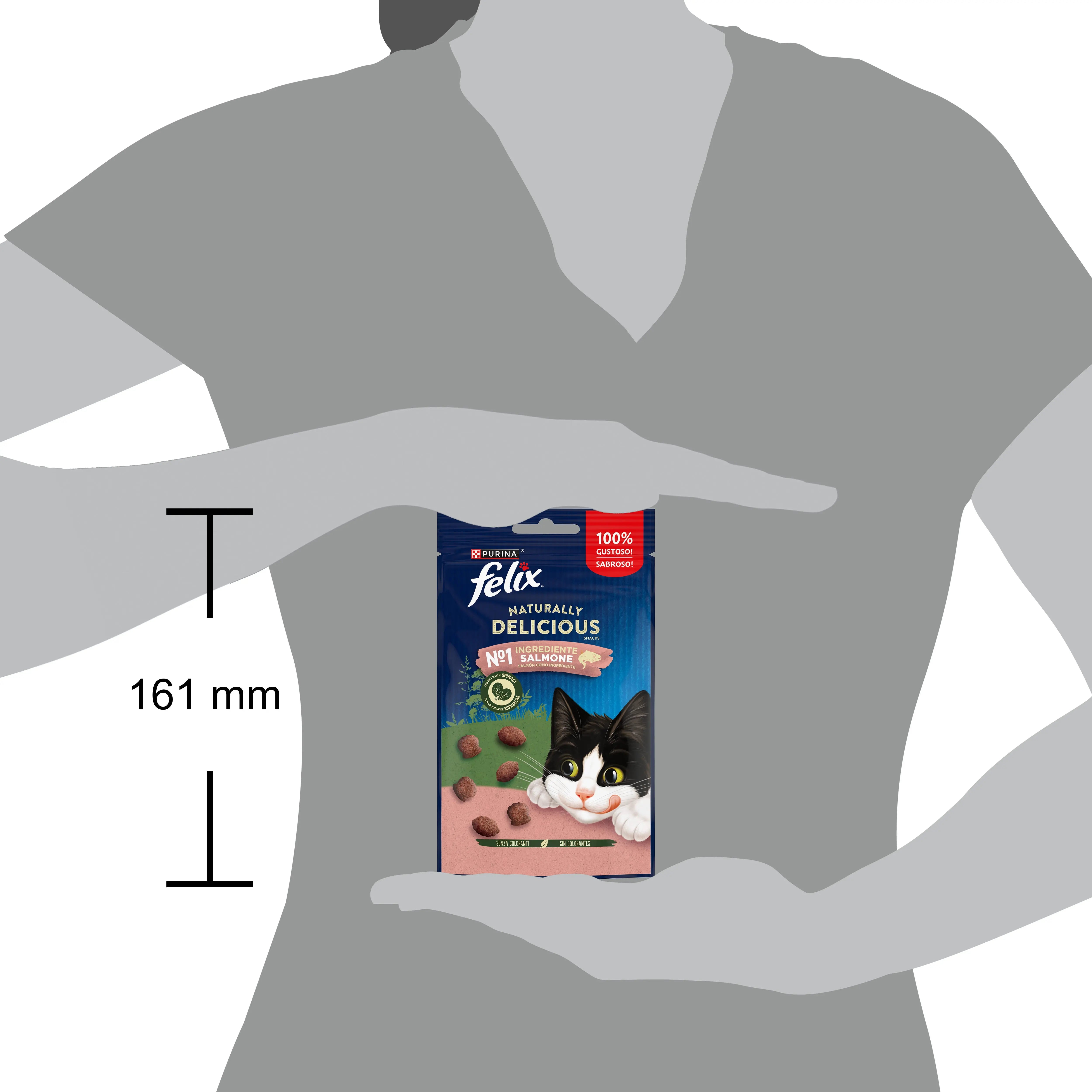 Felix Natural Delicious Salmón & Espinacas 50 g al mejor precio -todoastorenimal.com