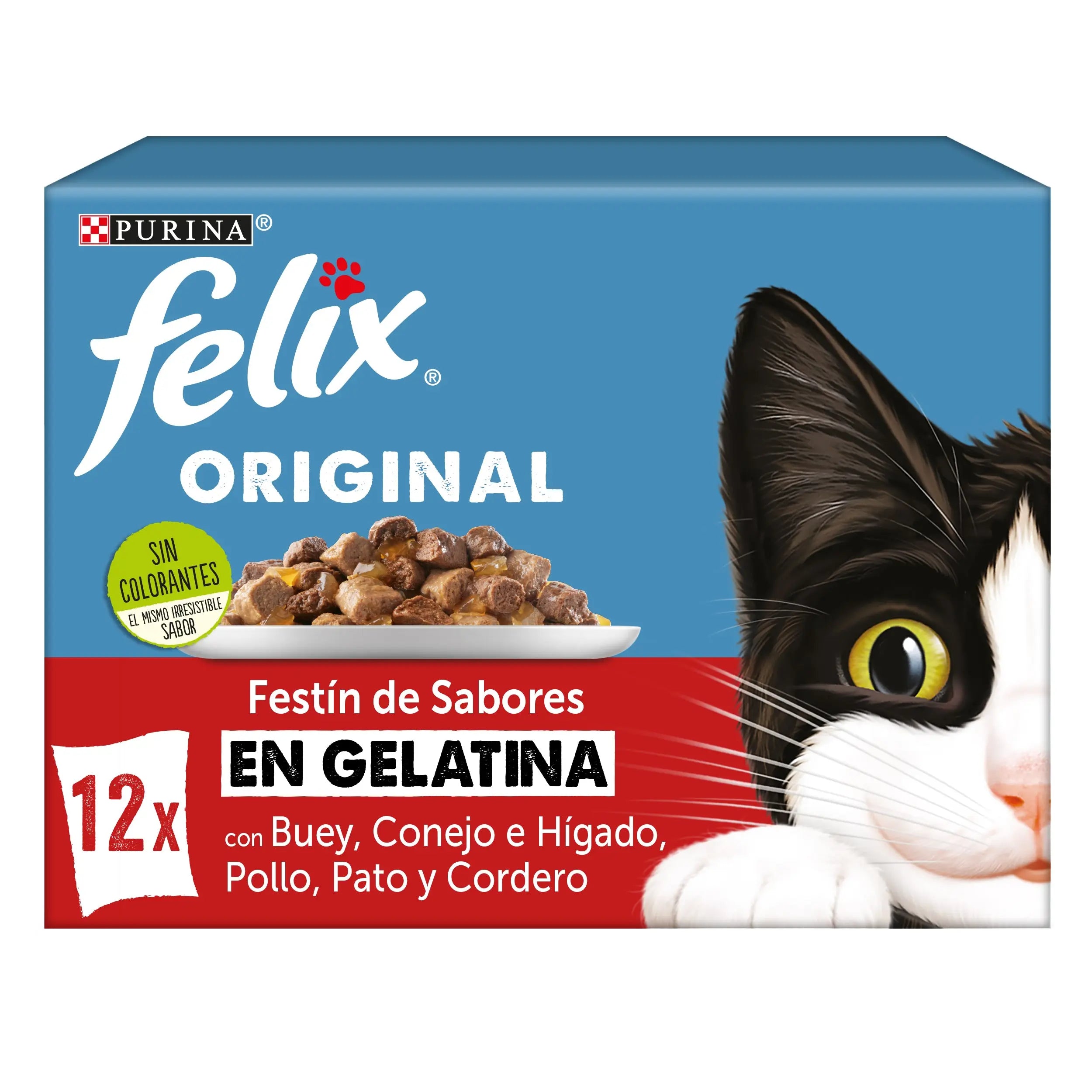 Felix Original Selección Carnes Pack 12X85 g al mejor precio -todoastorenimal.com