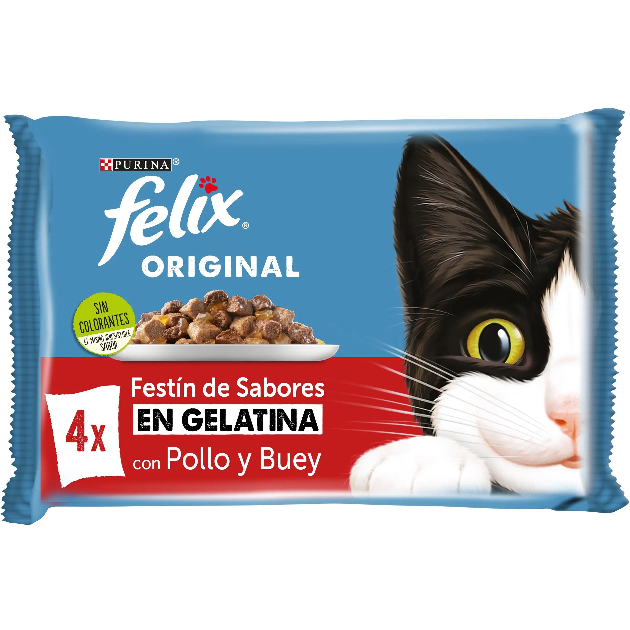 Felix Original Selección Carnes Pack 4X85 g al mejor precio -todoastorenimal.com