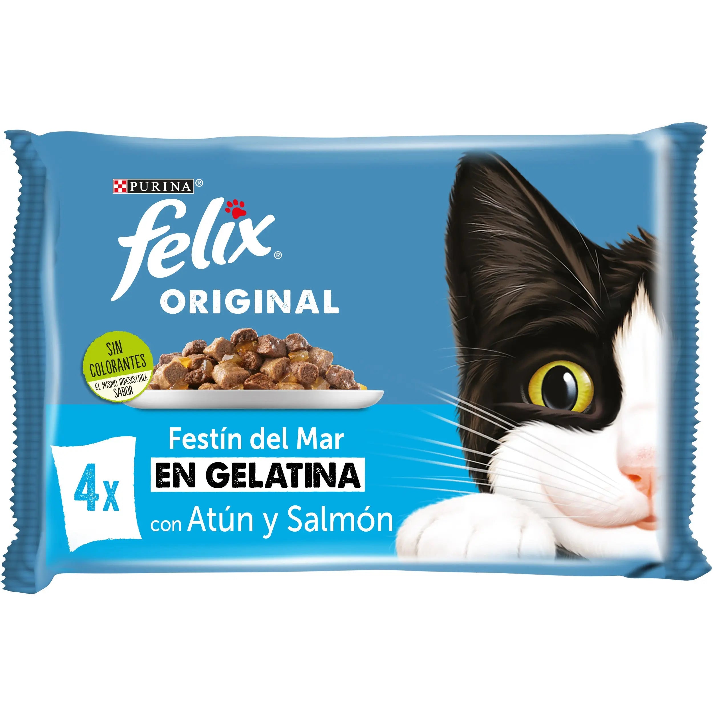 Felix Original Selección Pescados Pack 4x85 g al mejor precio -todoastorenimal.com
