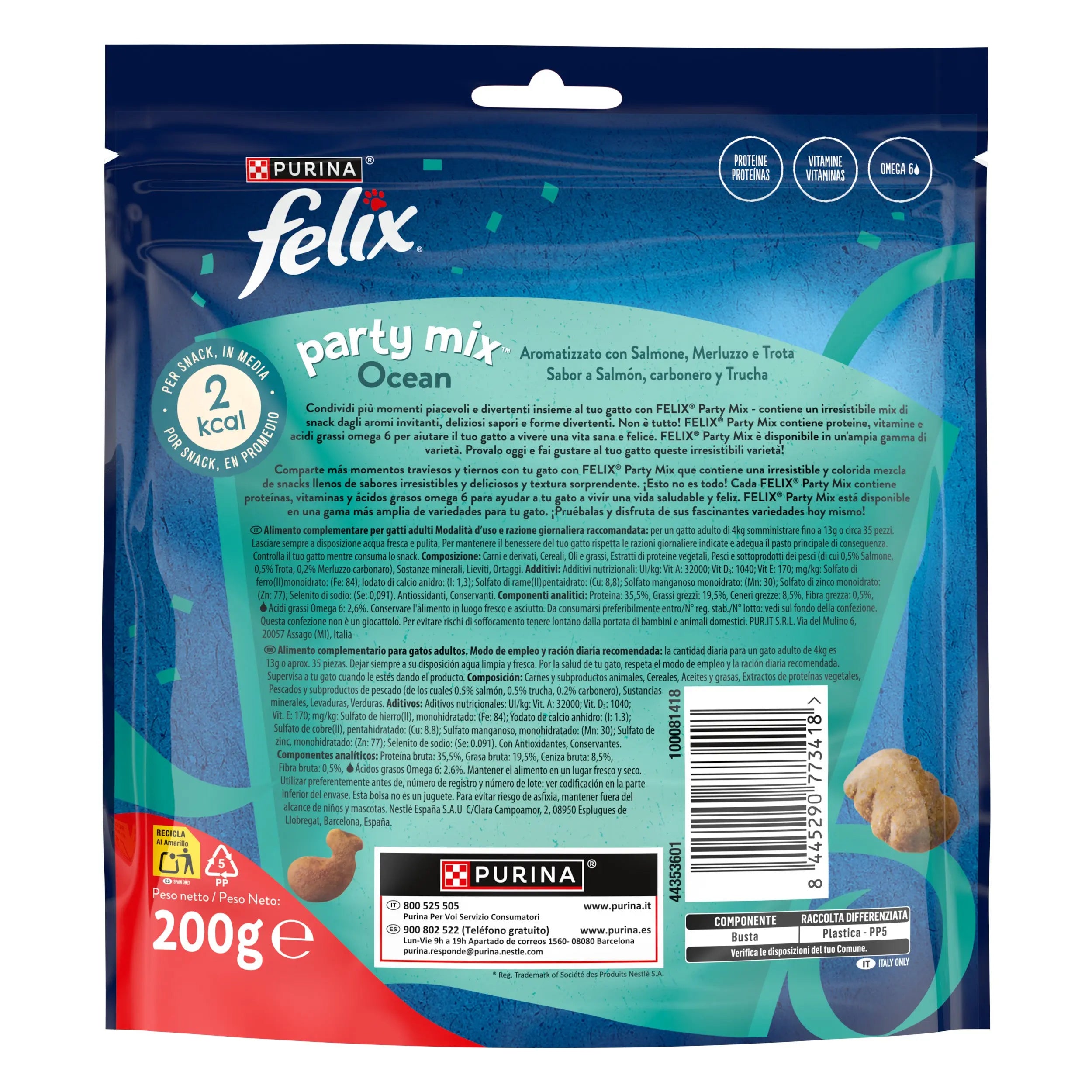 Felix Party Mix Ocean Mix 200 g al mejor precio -todoastorenimal.com
