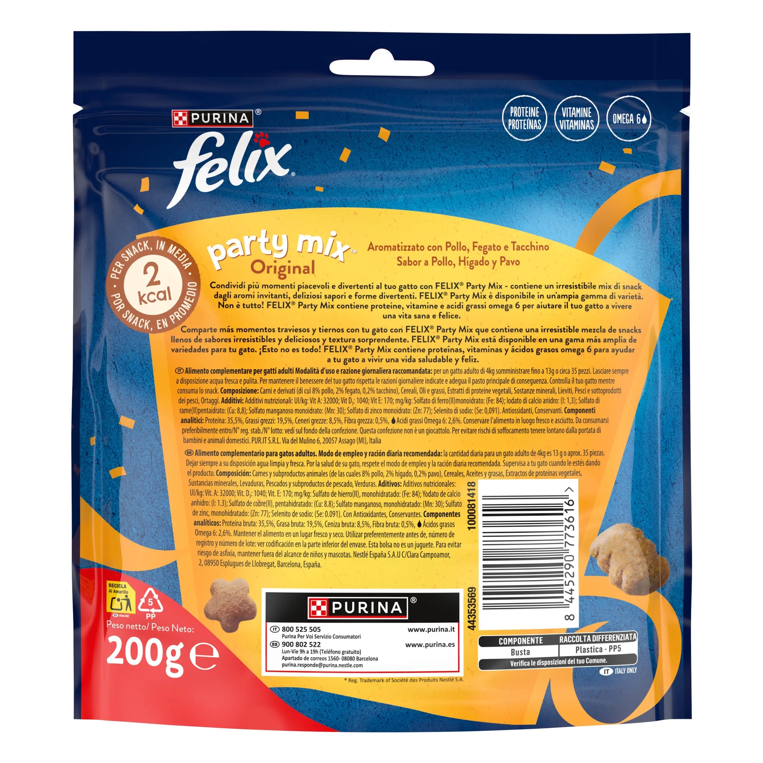 Felix Party Mix Original Mix 200 g al mejor precio -todoastorenimal.com