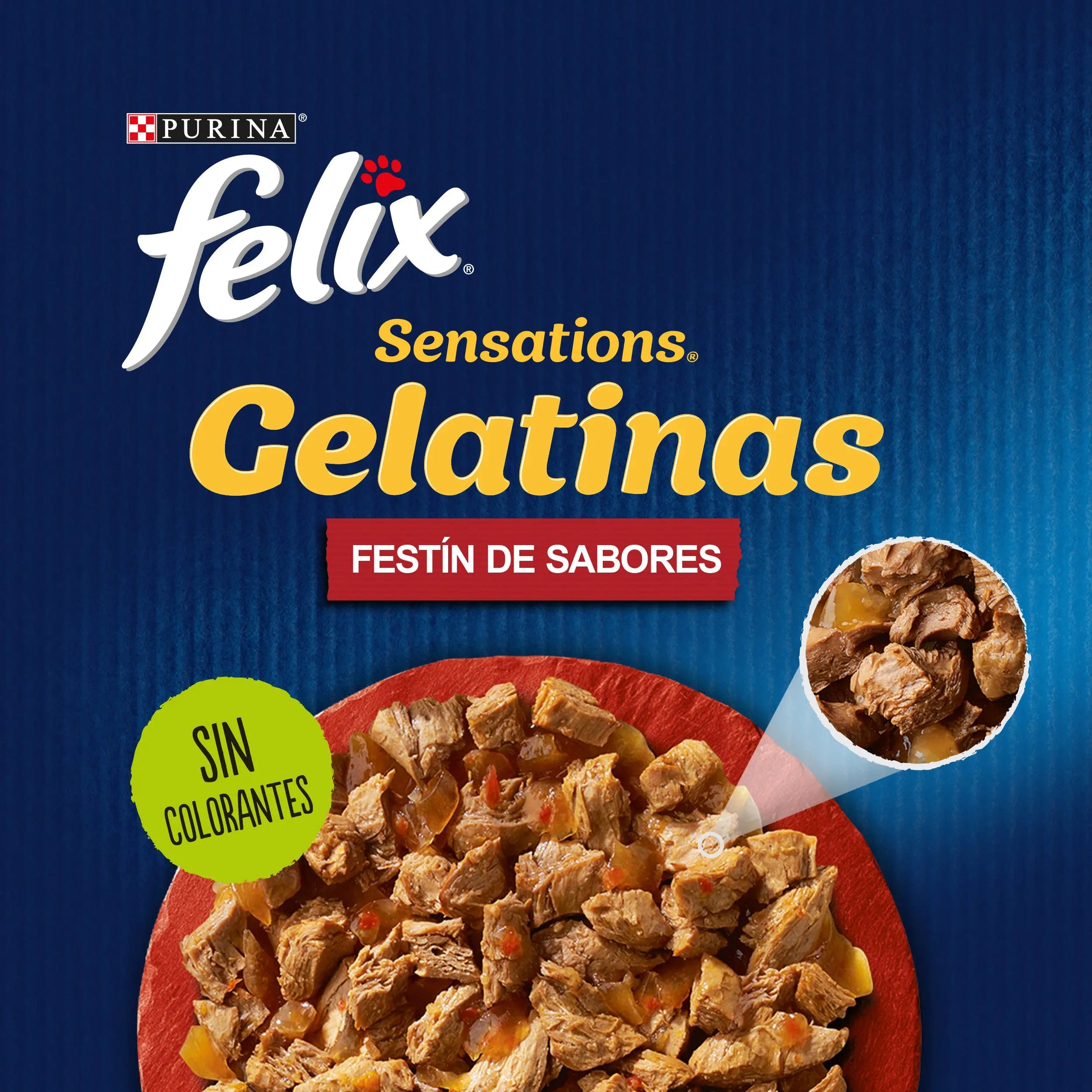 Felix Sensations Carnes Gelatina Pack 12X85 g al mejor precio -todoastorenimal.com