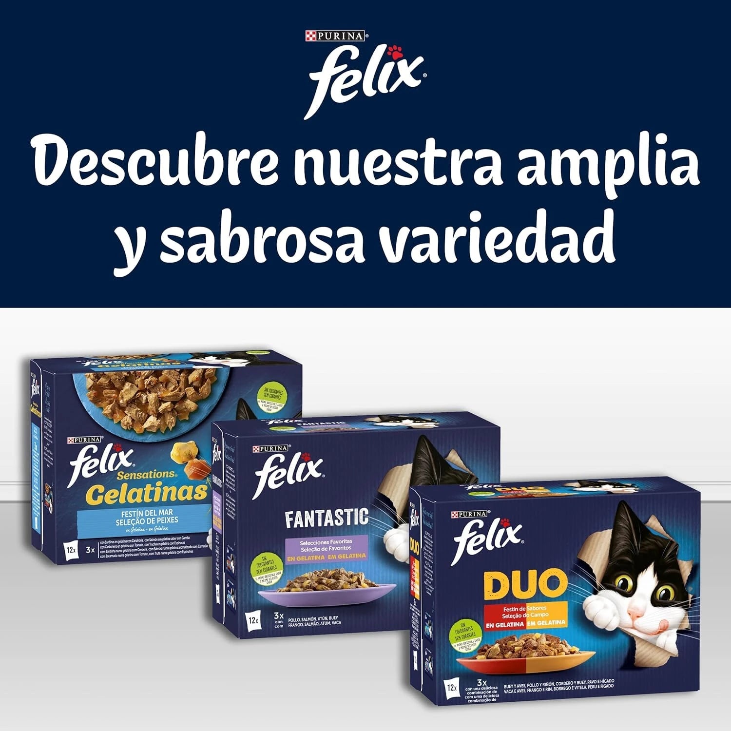 Felix Tasty Shreds Carnes Pack 4x80 g Húmeda para Gatos al mejor precio -todoastorenimal.com