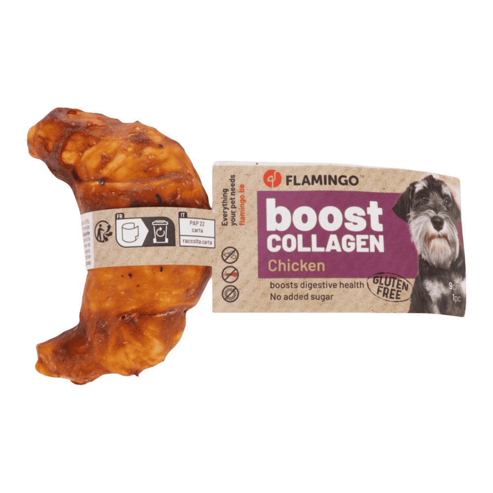 Flamingo Boost Croissant con Pollo y Colágeno al mejor precio -todoastorenimal.com