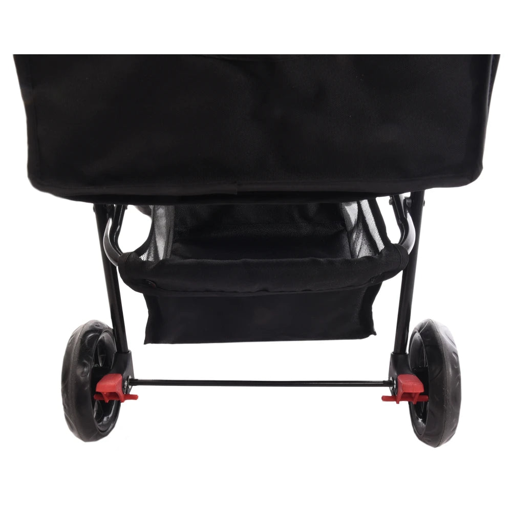 Flamingo Cochecito para Perro Carrito Buggy Negro 46x81,5x98cm al mejor precio -todoastorenimal.com