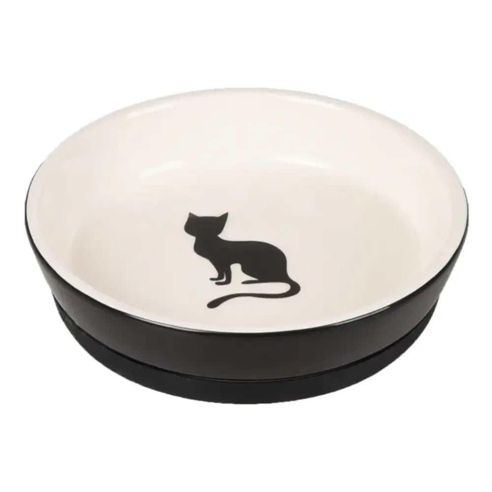 Flamingo Comedero Ceramica Gato Antideslizante 14 cm al mejor precio -todoastorenimal.com