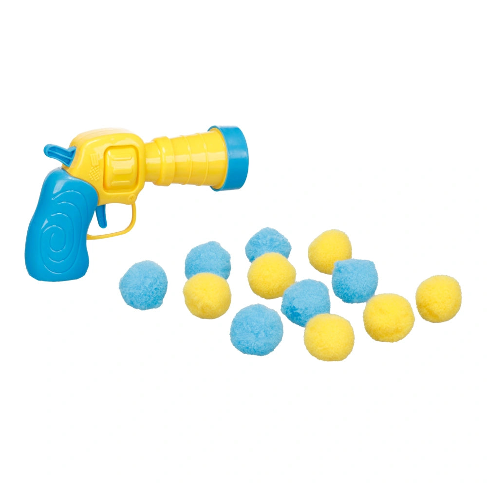 Flamingo Dalta Pistola con 12 Bolas Amarillo Juguete para Gatos al mejor precio -todoastorenimal.com