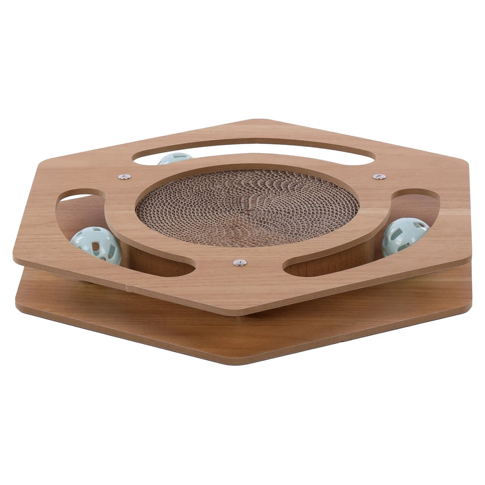 Flamingo Densi Juguete Rascador con Bola para Gatos 35x31,5x4,5cm al mejor precio -todoastorenimal.com