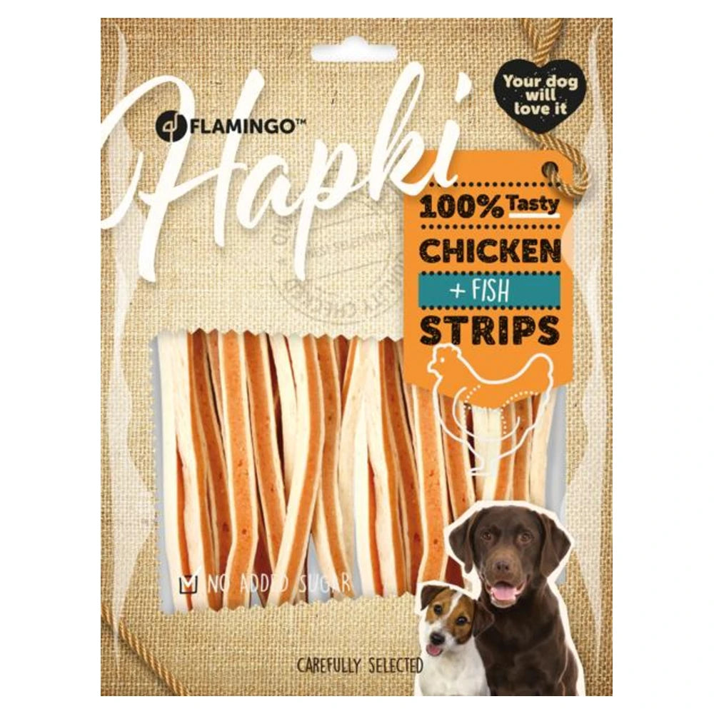 Flamingo Hapki Tiras de Sushi con Pollo y Pescado Snack para Perros al mejor precio -todoastorenimal.com