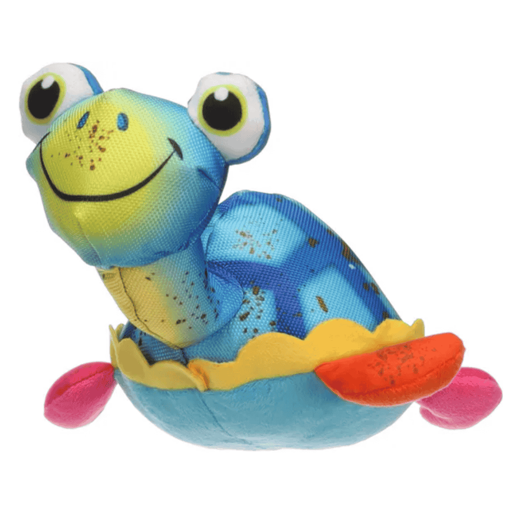 Flamingo Juguete Clora Tortuga Azul para Perros al mejor precio -todoastorenimal.com