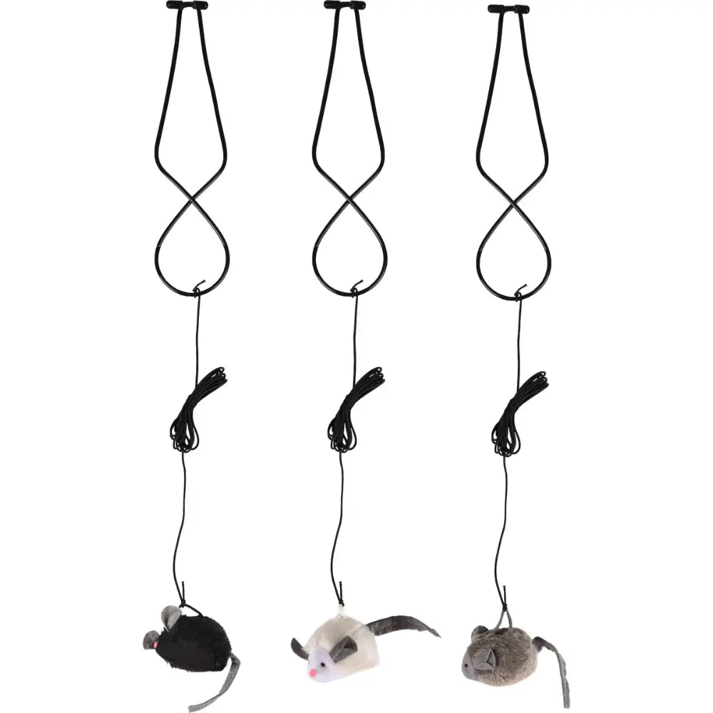 Flamingo Juguete Gato Colgador Raton con Sonido al mejor precio -todoastorenimal.com