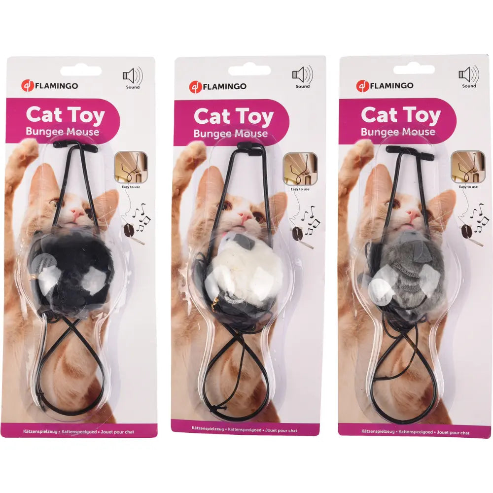 Flamingo Juguete Gato Colgador Raton con Sonido al mejor precio -todoastorenimal.com