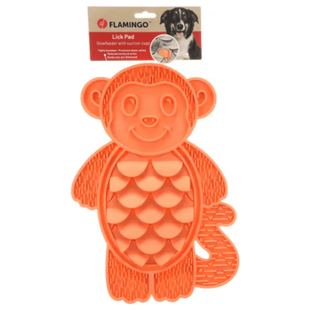 Flamingo Lick Pad Slow para Perros | Comedero Antivoracidad al mejor precio -todoastorenimal.com