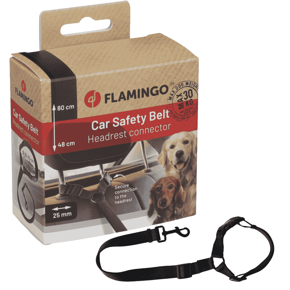 Flamingo Luigi Correa de Seguridad para Coche al mejor precio -todoastorenimal.com