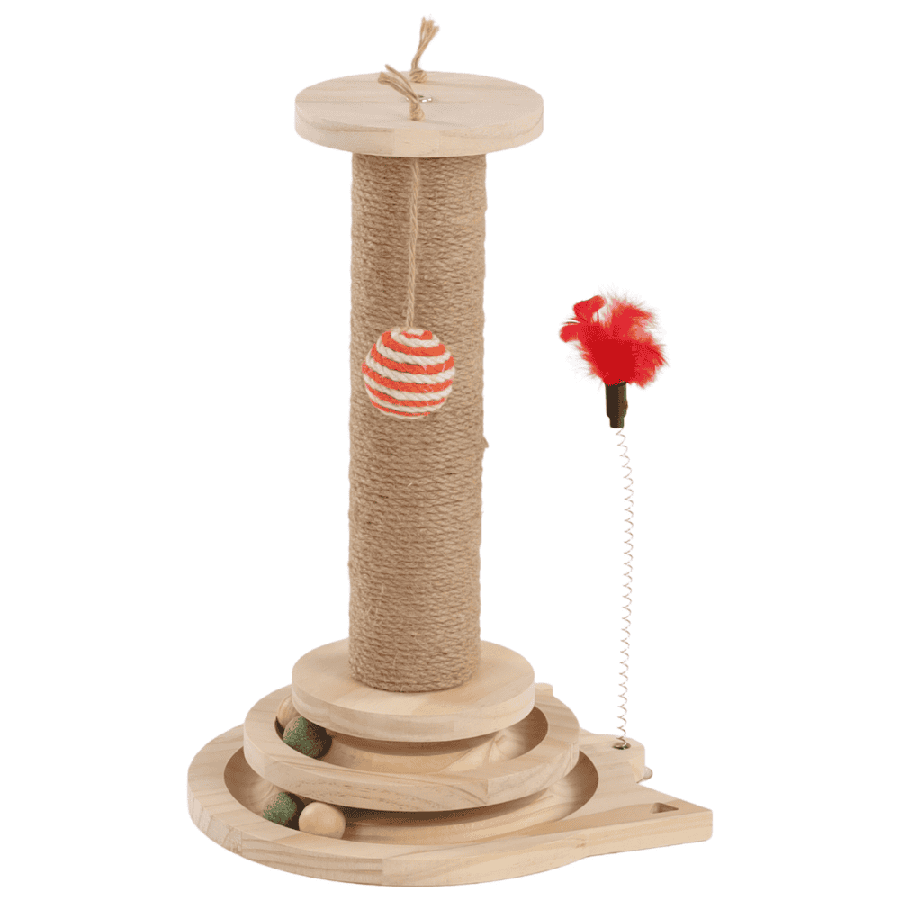 Flamingo Rascador Marrón para Gatos al mejor precio -todoastorenimal.com