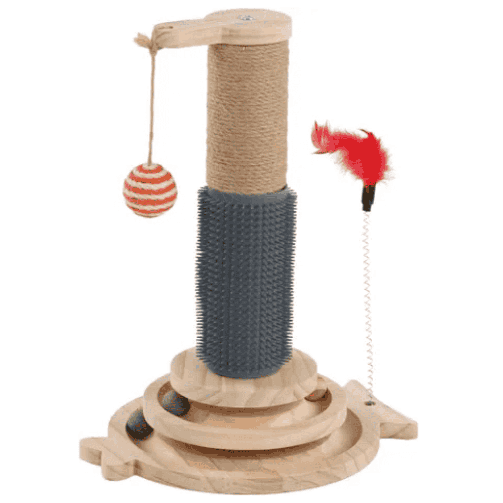 Flamingo Rascador Marrón para Gatos al mejor precio -todoastorenimal.com