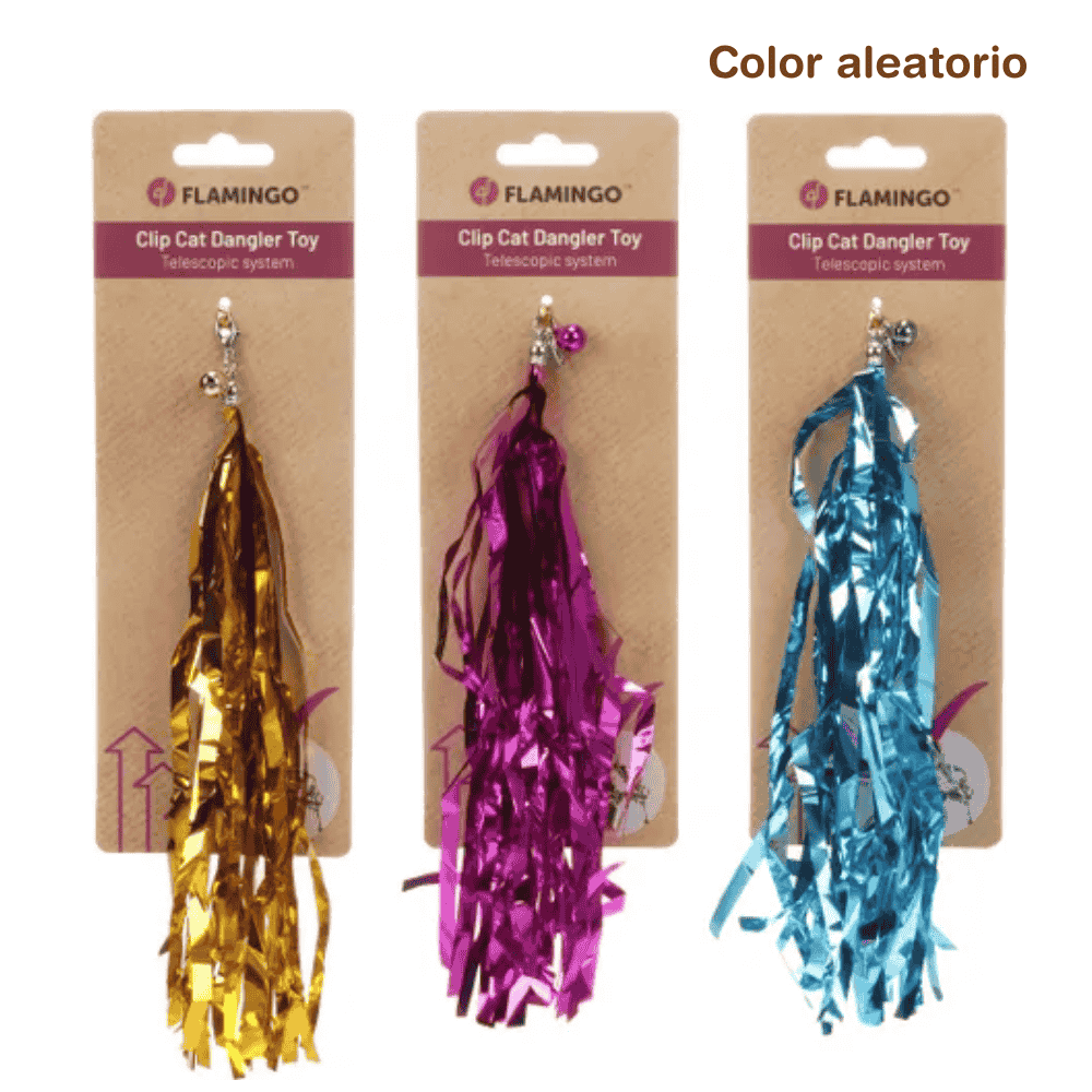 Flamingo Siem Cinta Colgante para Vara Juguete para Gatos al mejor precio -todoastorenimal.com