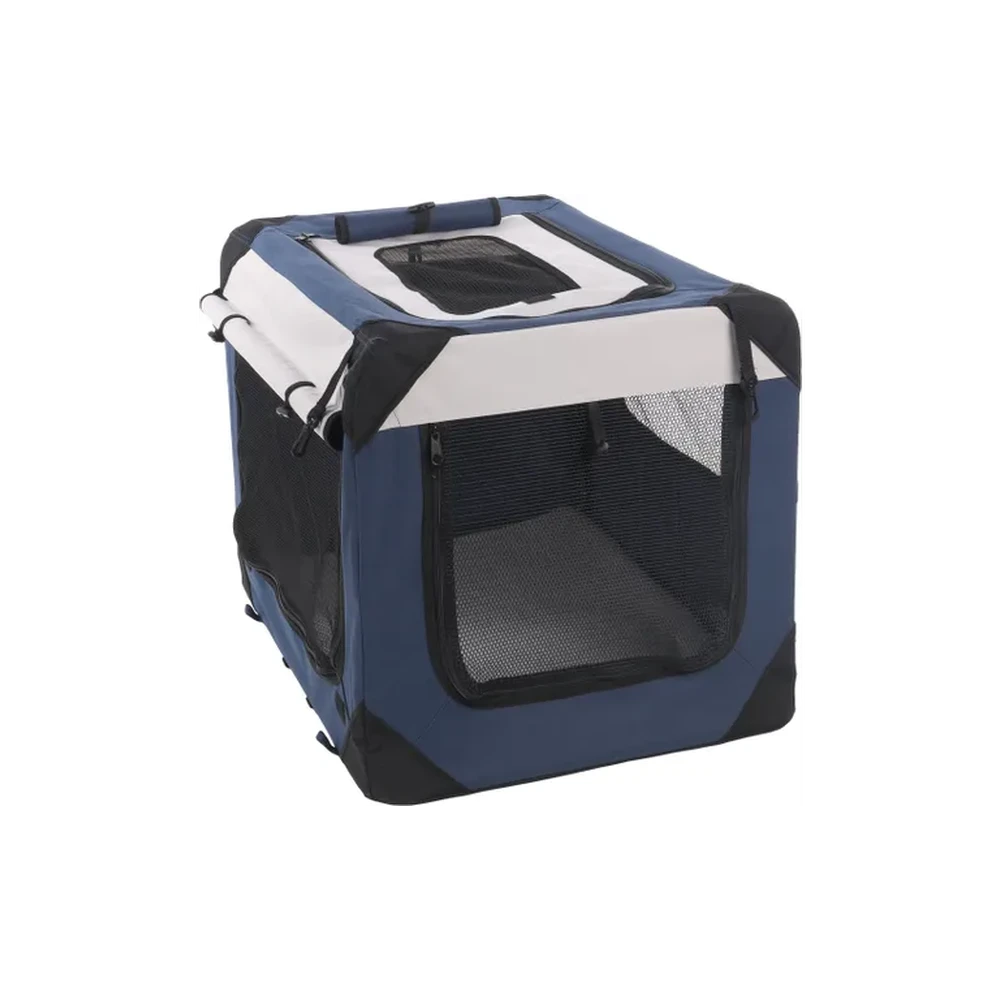 Flamingo Transportín Plegable Geronimo Azul para Mascotas al mejor precio -todoastorenimal.com
